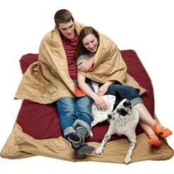 Kelty Shindig Blanket | Canyon Brown/Garnet Red/Lava -Kelty Camp Gear Haven ShindigBlanket canyonBrn lava feature2 KL17 1