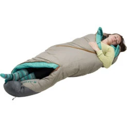 Kelty Sine 20F/EN 27F 800 Dridown Women's Sleeping Bag | Tan -Kelty Camp Gear Haven Sine 20W tan feature5 KL17