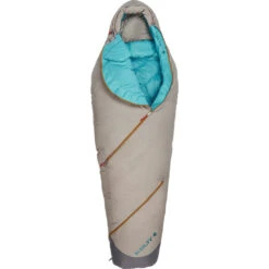 Kelty Sine 20F/EN 27F 800 Dridown Women's Sleeping Bag | Tan -Kelty Camp Gear Haven Sine 20W tan open KL17